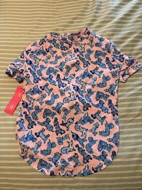 NWT Lilly Pulitzer Dog PJ Shirt